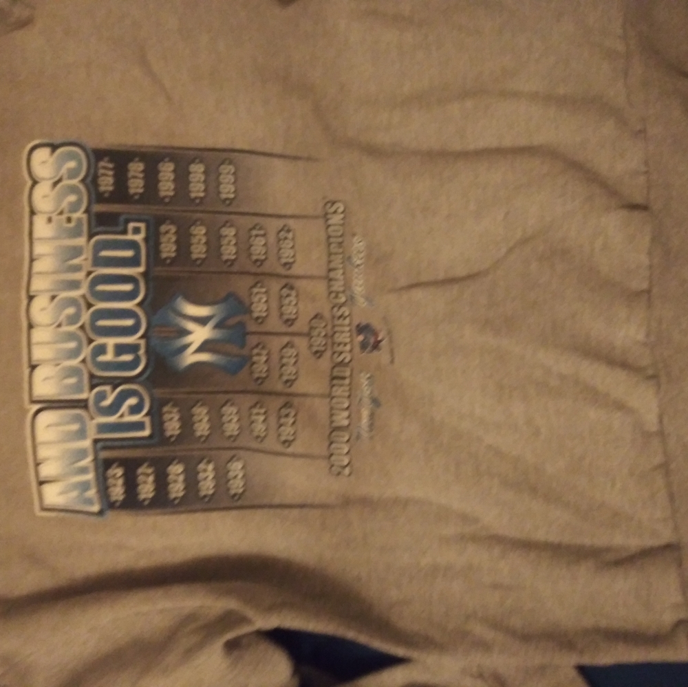 Yankees championship sweatshirt